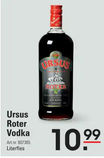 Sligro Ursus Roter Vodka 1L aanbieding