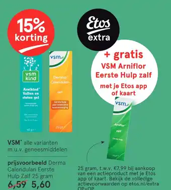 Etos VSM 25gram aanbieding