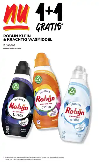 Jumbo ROBIJN KLEIN & KRACHTIG WASMIDDEL aanbieding