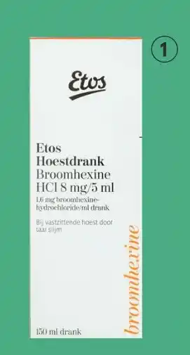 Etos Etos Hoestdrank Broomhexine 8mg aanbieding