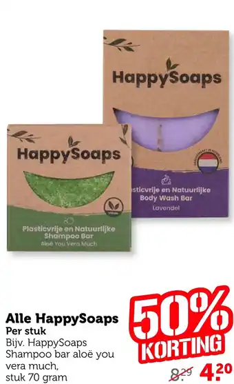 Coop Alle HappySoaps 70g aanbieding