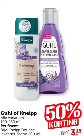 Coop Guhl of Kneipp 200ml aanbieding