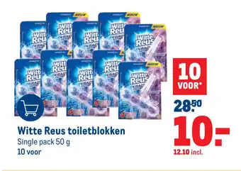 Makro Witte Reus toiletblokken 50g aanbieding