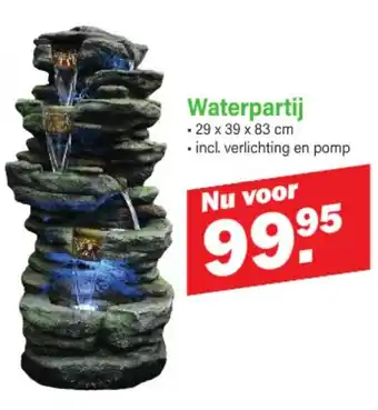 Van Cranenbroek Waterpartij 29x39x83 cm aanbieding