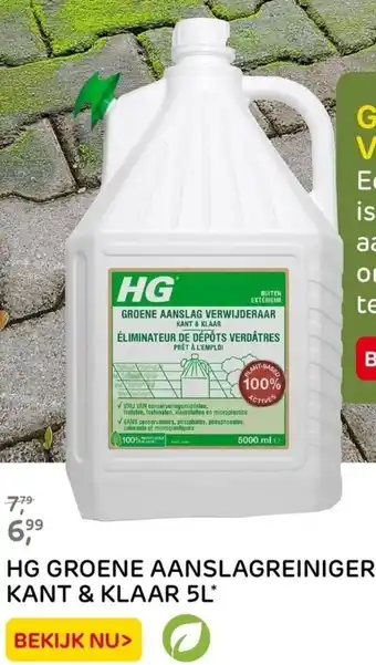 Praxis HG GROENE AANSLAGREINIGER KANT & KLAAR 5L aanbieding