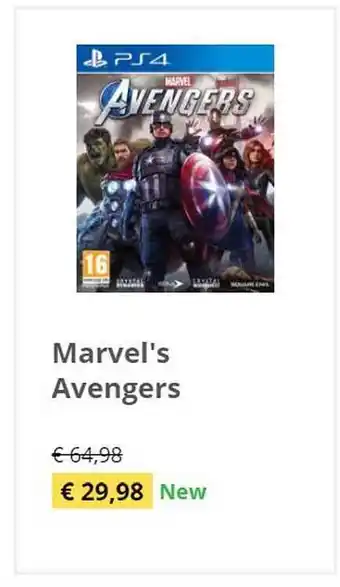 Game Mania Marvel's Avengers aanbieding