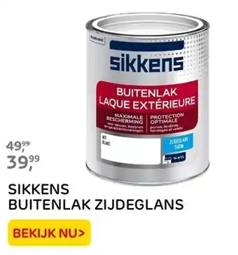 Praxis SIKKENS BUITENLAK ZIJDEGLANS aanbieding