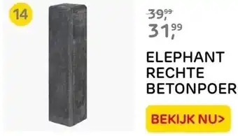 Praxis ELEPHANT RECHTE BETONPOER aanbieding