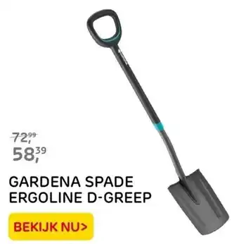 Praxis GARDENA SPADE ERGOLINE D-GREEP aanbieding