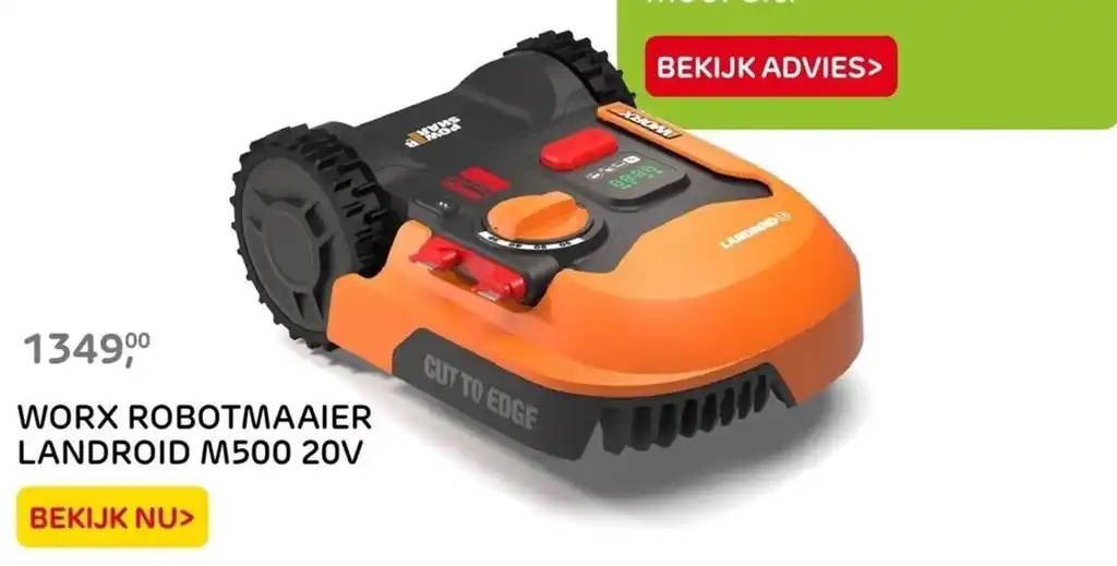 Worx robotmaaier Landroid M700 20V - Smart Gear Compare