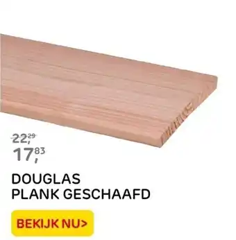 Praxis DOUGLAS PLANK GESCHAAFD aanbieding