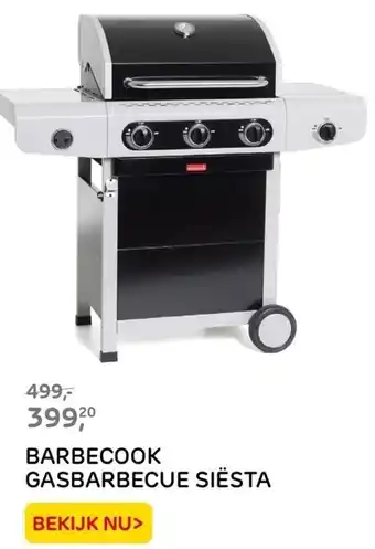 Praxis BARBECOOK GASBARBECUE SIËSTA aanbieding