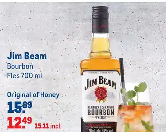 Makro Jim Beam Bourbon 700ml aanbieding