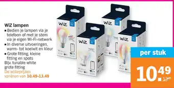 Albert Heijn Wiz lampen aanbieding