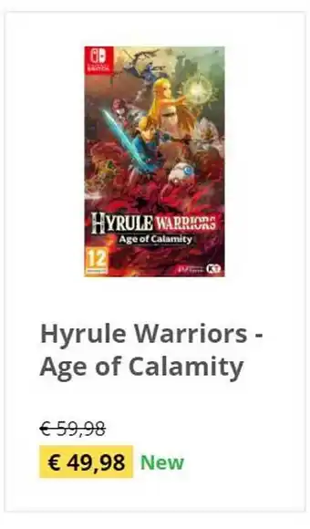 Game Mania Hyrule Warriors - Age Of Calamity aanbieding