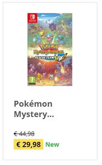 Game Mania Pokémon Mystery aanbieding