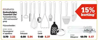 Marskramer Brabantia Keukenhulpjes Essential Line aanbieding