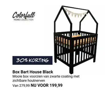 Van Asten BabySuperstore Box Bart House Black aanbieding