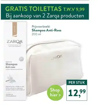 Holland & Barrett Zarqa Shampoo Antu-Roos aanbieding