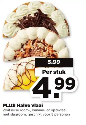 PLUS Halve vlaal aanbieding