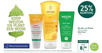 Holland & Barrett Op Alles Van Weleda 25% Korting 75ml aanbieding