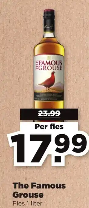 PLUS The Famous Grouse 1L aanbieding