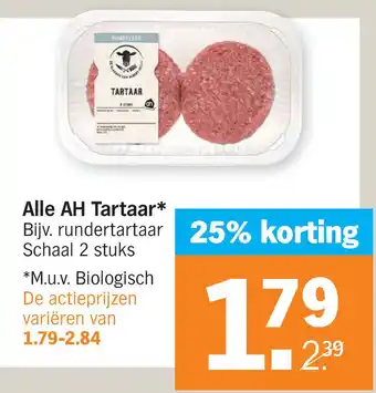 Albert Heijn Alle AH Tartaar aanbieding