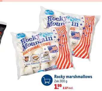 Makro Rocky marshmallows 300g aanbieding