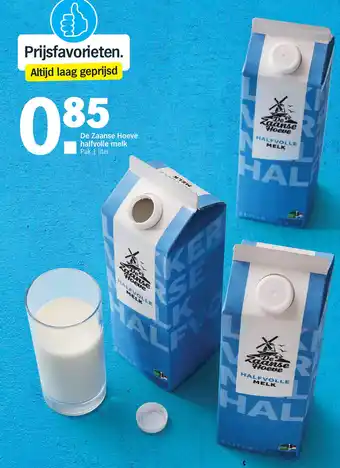 Albert Heijn De Zaanse Hoeve halfvolle melk aanbieding