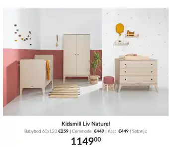Babypark Kidsmill Liv Naturel aanbieding