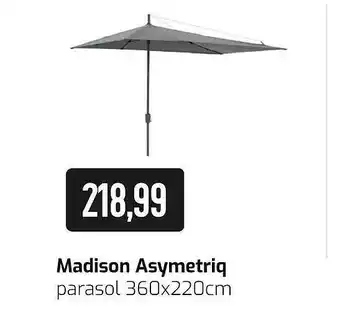 Kees Smit Madison Asymetriq Parasol 360x220 Cm aanbieding