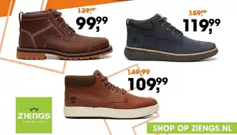 Ziengs Heren Timberland vanaf aanbieding