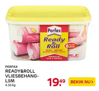 Praxis READY&ROLL VLIESBEHANGLUM 4,50kg aanbieding