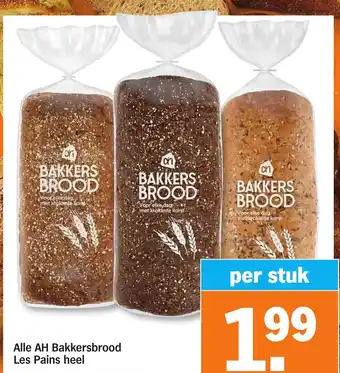 Albert Heijn Alle AH bakkersbrood les pains heel aanbieding