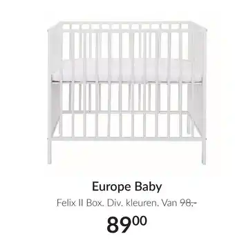 Babypark Europe Baby aanbieding