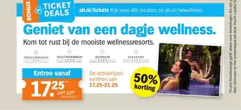 Albert Heijn Geniet van een dagje wellness. aanbieding
