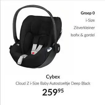 Babypark Cybex Cloud Z I-Size Baby Autostoeltje Deep Black aanbieding