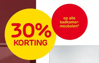 Praxis Op badkamermeubelen aanbieding