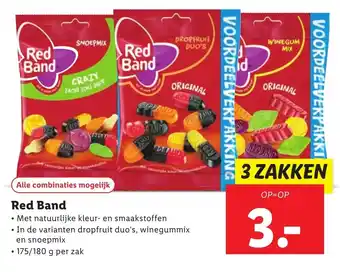 Lidl Red Band 175/180g per zak aanbieding