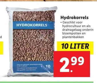 Lidl Hydrokorrels 10 Liter aanbieding