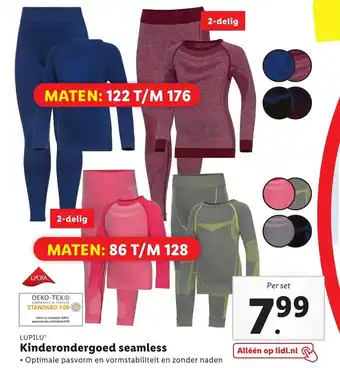 Lidl Lupilu Kinderondergoed seamless aanbieding