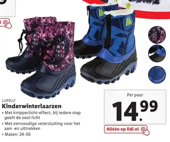 Lidl Lupilu Kinderwinterlaarzen aanbieding