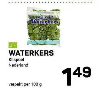 Ekoplaza Waterkers 100 gram aanbieding