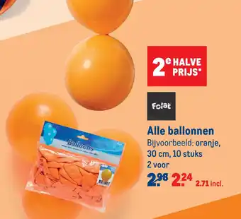 Makro Alle ballonnen aanbieding