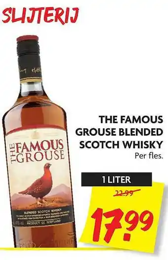 Dekamarkt The Famous Grouse Blended Scotch Whisky 1 liter aanbieding