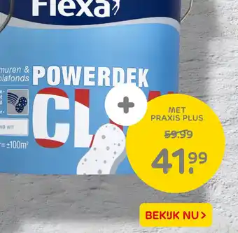 Praxis Flexa Powerdek aanbieding