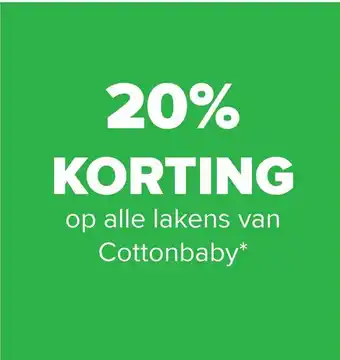 Baby-Dump Alle lakens van Cottonbaby aanbieding