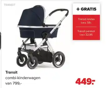 Baby-Dump Transit combi-kinderwagen aanbieding