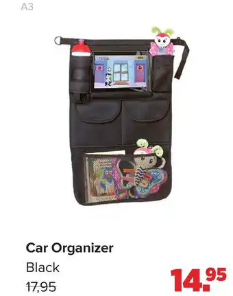 Baby-Dump Car Organizer Black aanbieding