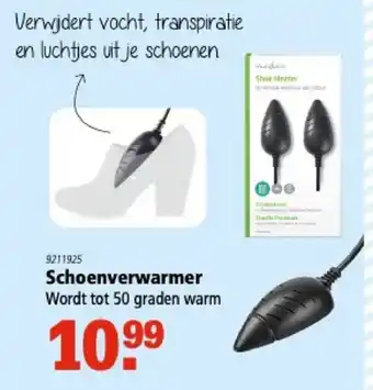 Marskramer Nedis Schoenverwarmer aanbieding